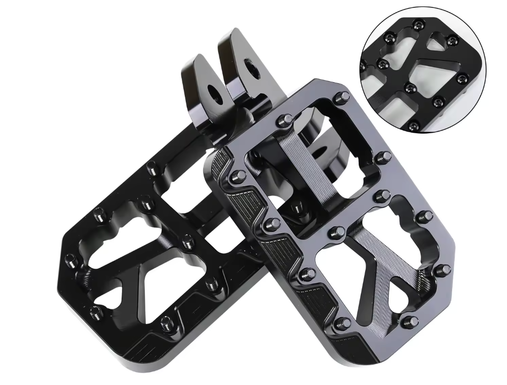 Upgraded e-moto pegs